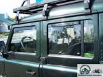 LAND ROVER donker getinte zijwindschermen raa